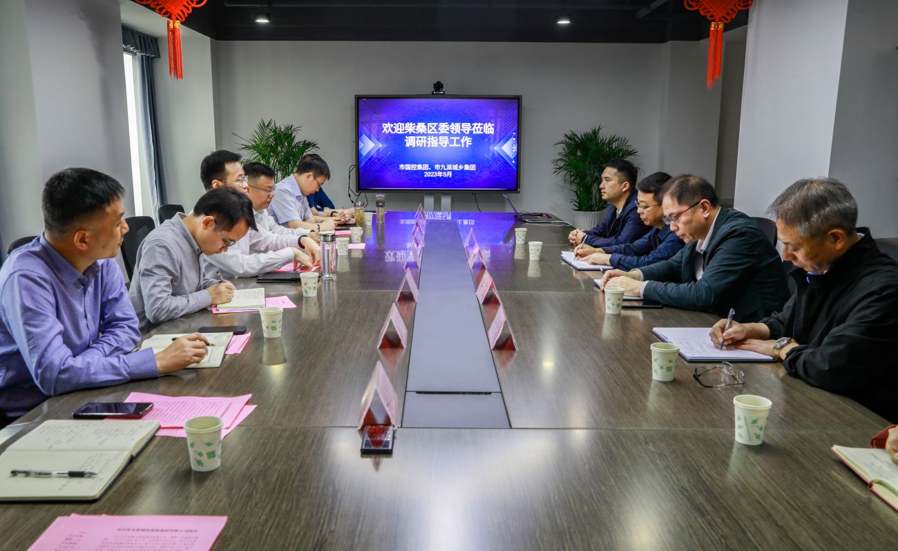 柴桑區(qū)委書記盛煒一行來訪市國控集團、市九派城鄉(xiāng)發(fā)展集團